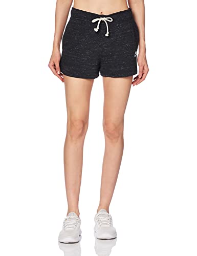 Nike Women's W NSW Gym VNTG PE szorty, czarne/białe, rozmiar XS