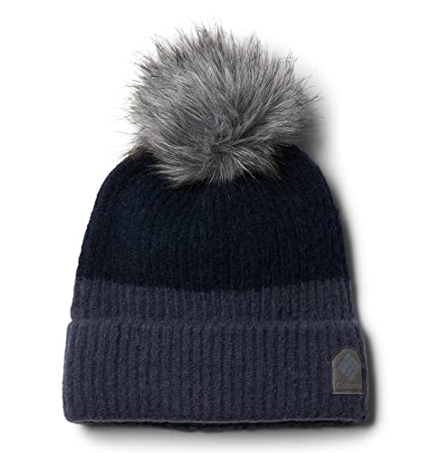 Columbia Czapka typu beanie unisex Winter Blur Pom Beanie, Aktywna nocna/ciemna aktywność w nocy, jeden rozmiar