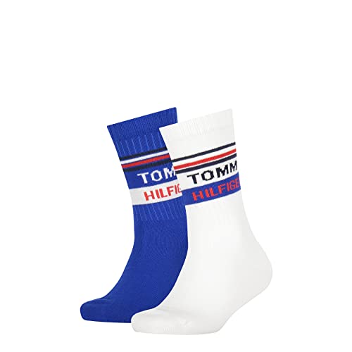 Tommy Hilfiger Unisex Classic Sock dziecięce skarpety (4 sztuki), Tommy Original, 27-30