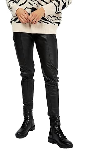 Little Mistress Damskie legginsy ze skóry PU Vogue Williams, rozmiar 16 UK, czarne