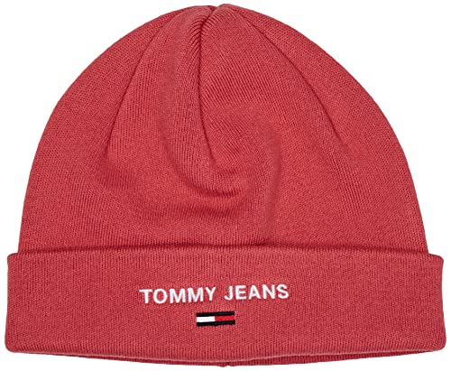 Tommy Jeans Tjw sportowa czapka beanie damska, Głęboki arbuz, Rozmiar uniwersalny