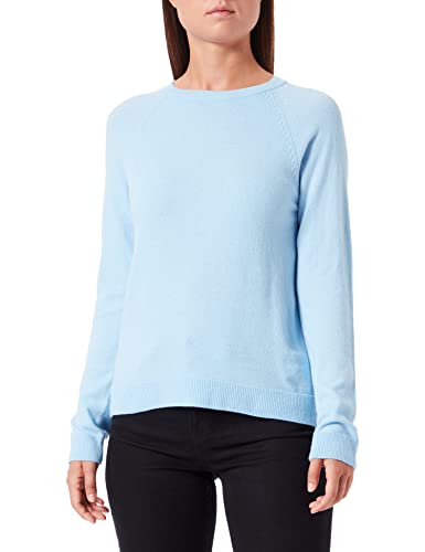 United Colors of Benetton Sweter damski, Jasnoniebieski, intensywny 20b, L