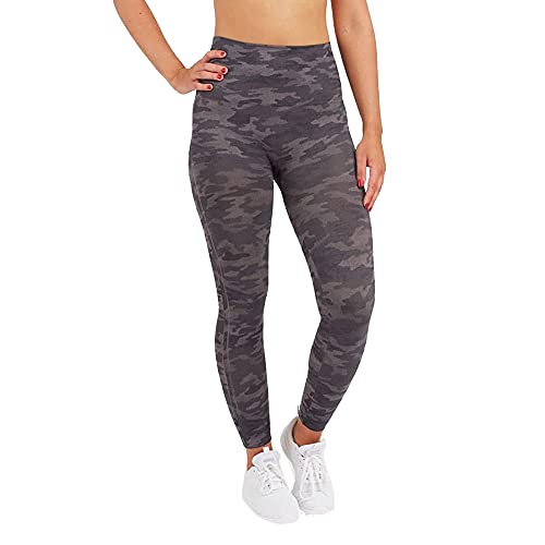 Spanx Women's Look at Me Now legginsy o pełnej długości, Heather Camo, XL