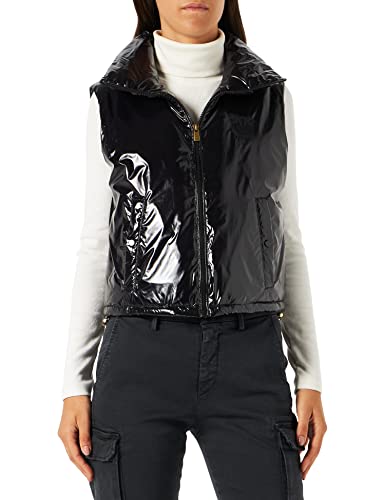 Pinko Damska kamizelka Gracia Crystal, Z99_czarna limuzyna, 32