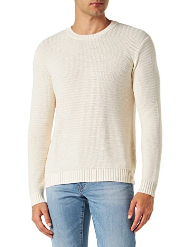 Sisley Sweter męski, Creamy White 902, XL