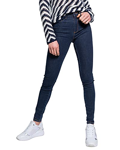 Desigual Damskie spodnie na co dzień, NIEBIESKI, 50 PL