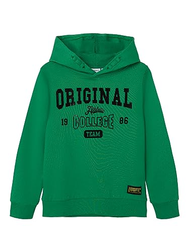 NAME IT Bluza chłopięca Nkmkjeld Ls Sweat Wh Unb, Rolling Hills, 122-128