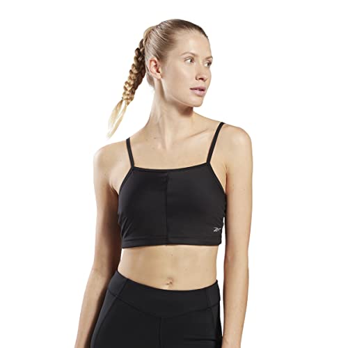 Reebok Damska koszulka do jogi z prążkowanym ściągaczem, niebieska, M/S, NIEBIESKI, L
