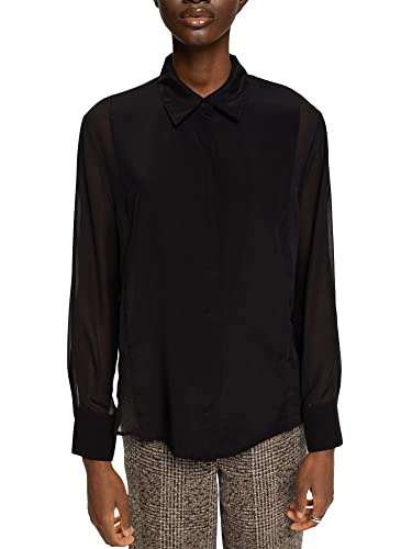 ESPRIT Bluzka damska 112EE1F301, 001/BLACK, M