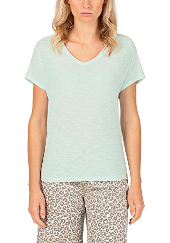 Timezone Koszulka damska Oversized, Niebieski (Light Aqua 3339), XS