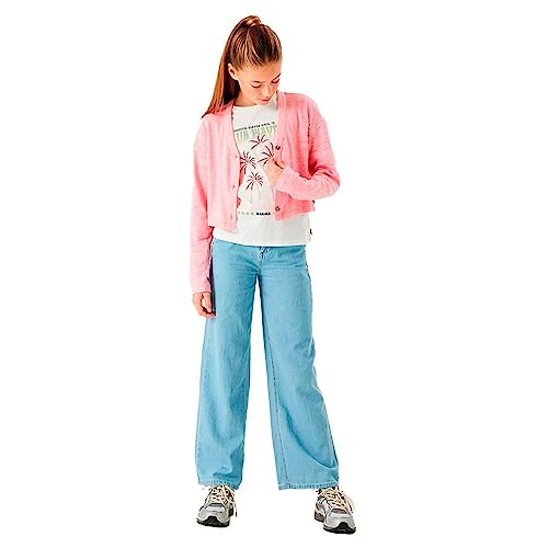 Garcia Kids Dziewczęca kardigan Knit kurtka dzianinowa, różowa Beauty, 128/134, Pink Beauty, 128 cm