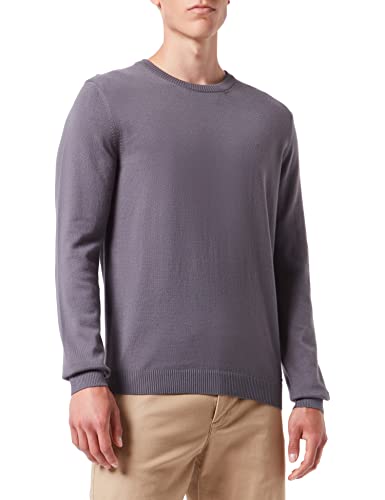 Roy Robson Sweter męski, Open Grey, normalny