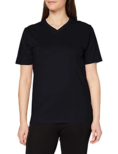 Trigema Damska koszulka V-Shirt Deluxe bawełna, niebieski (niebieski 046), M