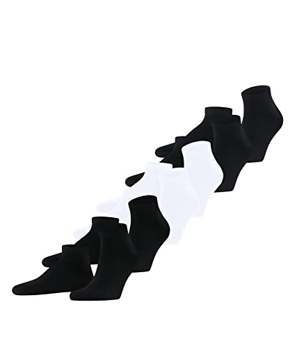 FALKE Mężczyźni Skarpety do trampek Happy 6-Pack M SN Bawełna krótkie jednokolorowe 6 Pak, Wielokolorowy (Sortiment 0030), 47-50