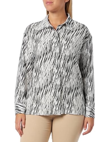 DeFacto Koszula damska z tkaniny bawełnianej z długimi rękawami, biały, L