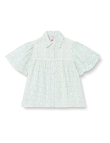 MIMO Dziewczęca (Kids) bluzka z krótkim rękawem 26130134, turkusowa, 146, turkusowy, 146 cm