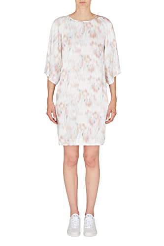 Armani Exchange Damski okrągły dekolt, powyżej kolan. Sukienka, Opt. White Secret Garden, L
