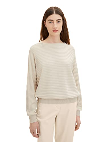 TOM TAILOR Damski sweter 1035296, 12365 - Dusty Beige, XXL