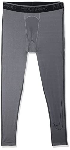 Nike Męskie legginsy M Np Df Tight, Iron Grey/Black/Black, XXL