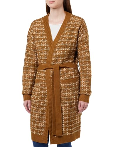 SIDONA Kardigan damski 11025234-SI01, brązowy, XL/XXL, brązowy, XL-XXL