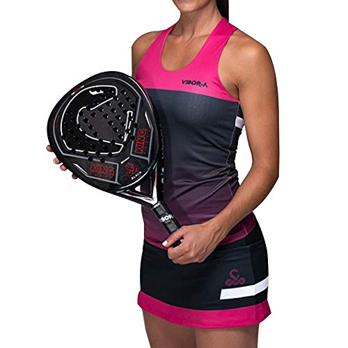 Vibor-A Falda Diva Lethal Negro ROSA Mujer