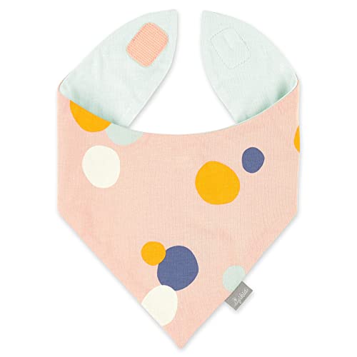 sigikid Chusta dwustronna dla dziewczynek z bawełny ekologicznej z zapięciem na rzepy, różowa/miętowa zieleń, rozmiar uniwersalny, różowy/miętowy zielony, jeden rozmiar