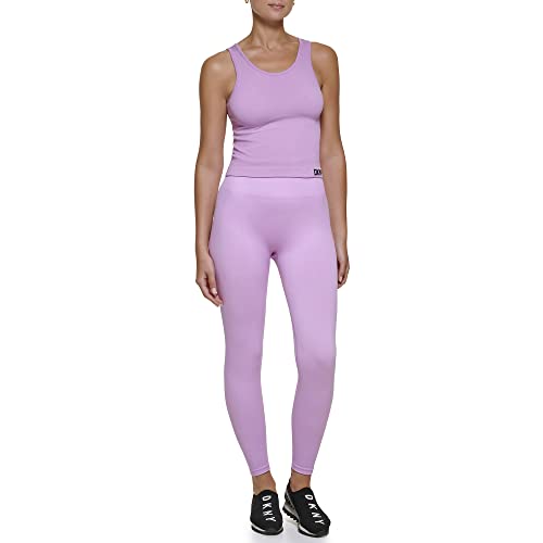 DKNY Sportowa koszulka damska Twill bez szwów Scoop Neck Tank Top, Tulle, Extra Small, Tiul., XXS