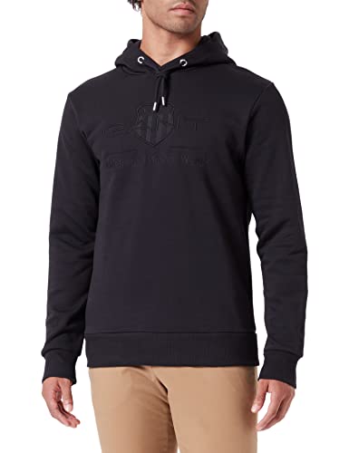 GANT sweter męski, czarny, M