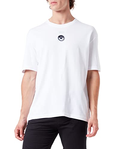 BOSS Męski T-shirt, White100, L