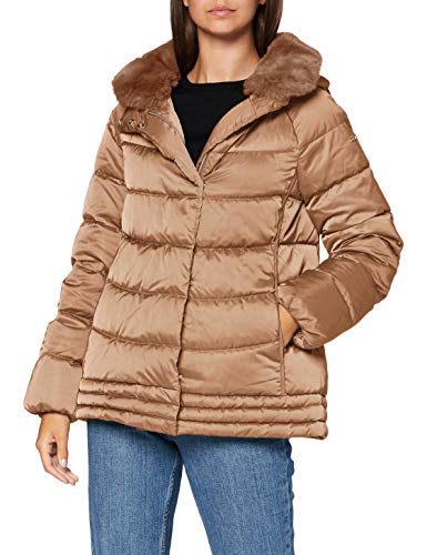 Geox W Chloo Mid Parka Damska, Na zewnątrz kokokosa, 46