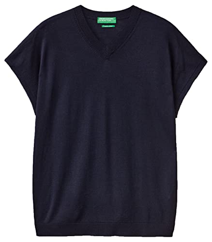 United Colors of Benetton Sweter damski, Ciemnoniebieski 616, XS
