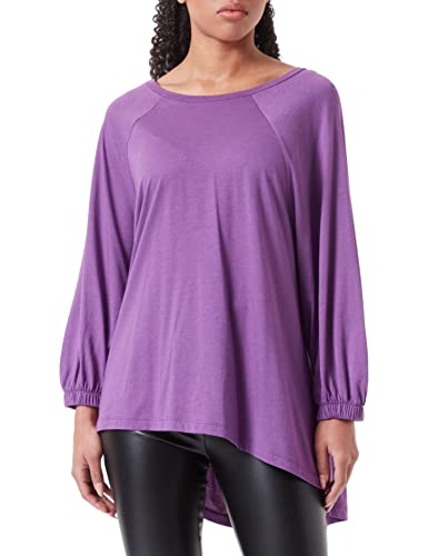 Sisley Damski sweter L/S 3QU4L102N T-shirt, fioletowy 1Y1, M