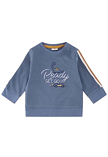 SALT AND PEPPER Bluza chłopięca dla chłopców Sweat Readysetgo Emb, Faded Blue, 92
