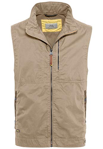 camel active Herren Weste Biustonosz tank top Denim Mężczyźni, Beżowy, 64