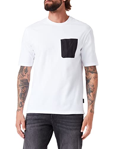 Sisley T-shirt męski, White 101, S