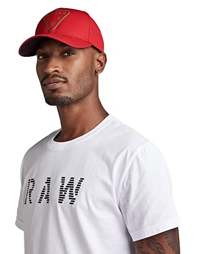G-STAR RAW Męska czapka baseballowa Aw Original, czerwony (acid red C693-A911), jeden rozmiar
