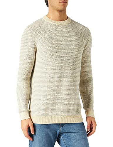 SELECTED HOMME Sweter męski w paski, Tradewinds, XXL