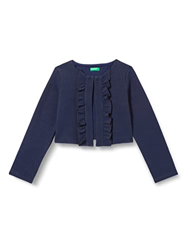 United Colors of Benetton Kurtka dziewczęca 25h7cw003, niebieska 852, S