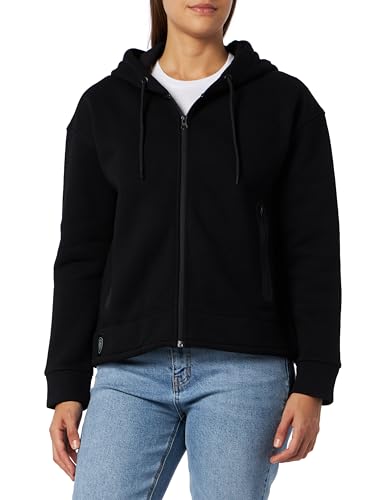 Blauer Bluza Otwarta Bluza Damska, Czarny, 34