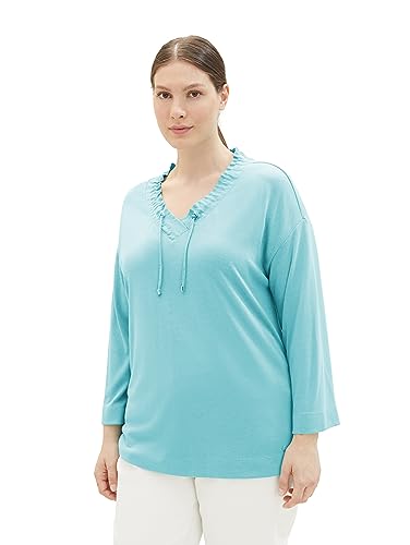 TOM TAILOR T-shirt damski, 10426 - Summer Teal, XXS