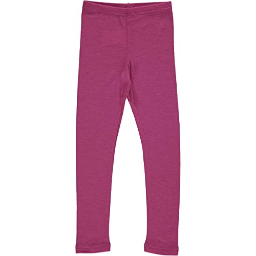 Fred's World by Green Cotton Dziewczęce legginsy z wełny, śliwka, 128 cm (Szczupły)