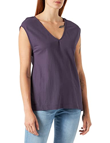 ESPRIT Collection Koszulka damska, 500/ciemnofioletowy, M