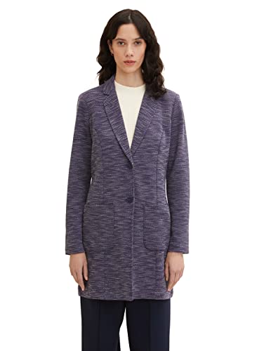 TOM TAILOR Damski Płaszcz 1035840, 12732 - Atlantic Ocean Blue Non Solid, M