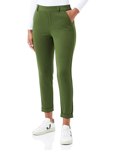 Bestseller A/S Damskie spodnie VMMAYA MR Loose SOLID Pant NOOS, Rifle Green, XS/32, Rifle Green, (XS) W / 32L