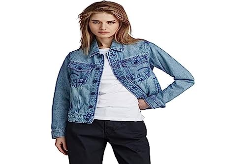 G-STAR RAW Kurtka damska Arc 3D Regular Jacket, niebieska (Sun Faded air Force Blue D317-C947), M, niebieski (Sun Faded Air Force Blue D317-c947), M