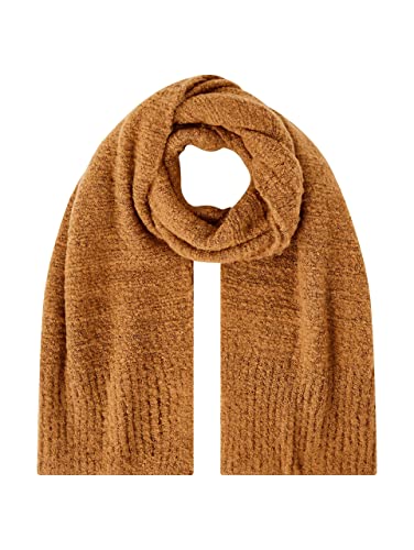 TOM TAILOR Damski Szalik z dzianiny o strukturze 1032647, 30263 - Soft Light Camel Melange, ONESIZE