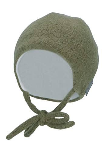 Sterntaler Chłopięca czapka beanie, melanż, ciemnozielona, 35
