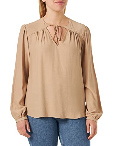 Sisley Bluza damska, 56ICLQ03G, beżowa, rozmiar S, Beżowy, 18j, S