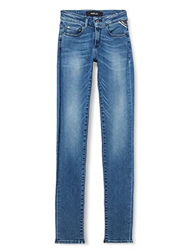 Replay Jeansy damskie Faaby, niebieski (9 Medium Blue), 29W x 30L