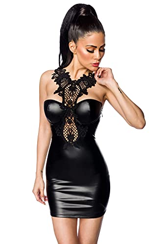 Saresia Damska 18268-002-025 sukienka na specjalne okazje, czarna, M, Czarny, M